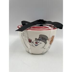 NEW Rae Dunn Winter Christmas Frosty the Snowman Nesting Measuring Cups Set of 4